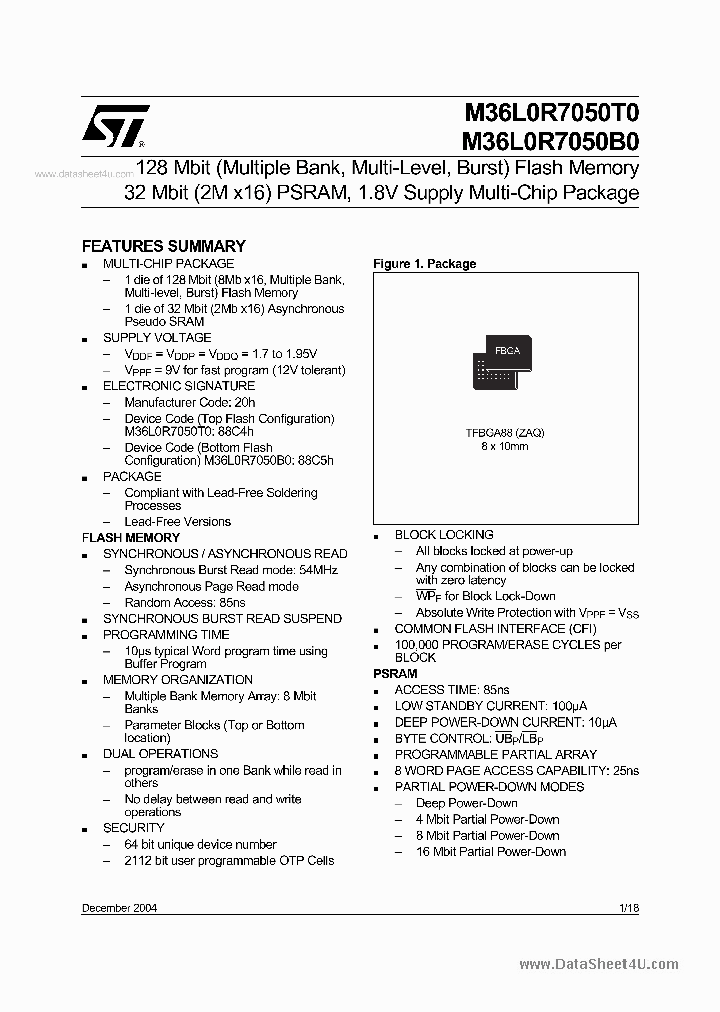 M36L0R7050B0_1876677.PDF Datasheet