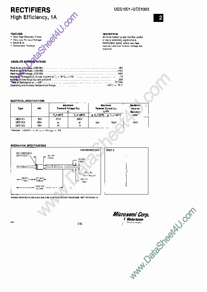 UES1001_1878205.PDF Datasheet