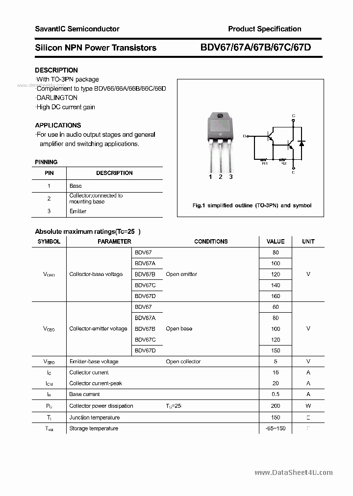 BDV67C_1884048.PDF Datasheet
