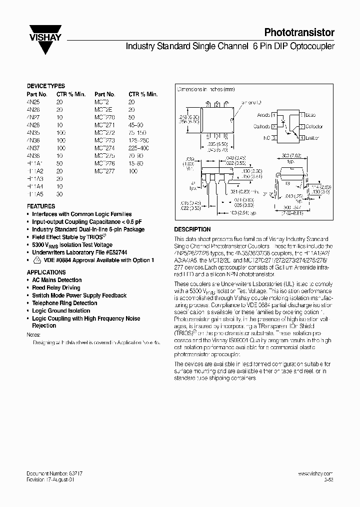 H11A1_1804345.PDF Datasheet