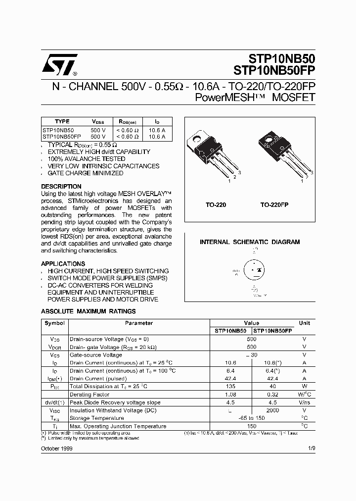 STP10NB50_1906213.PDF Datasheet