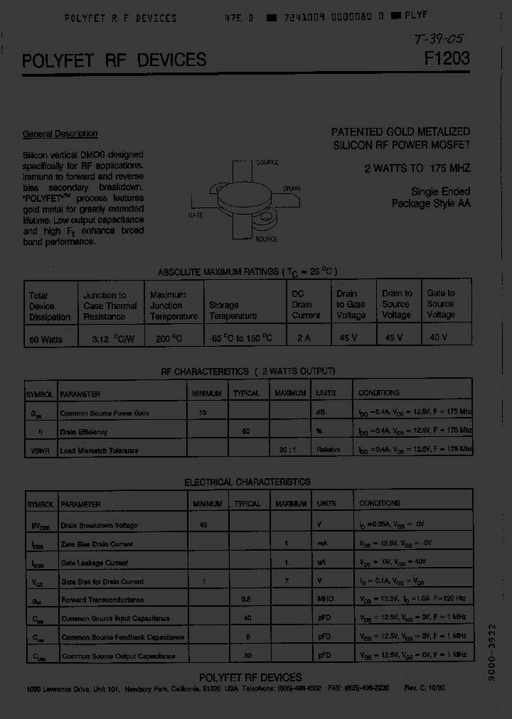 F1203_1815588.PDF Datasheet