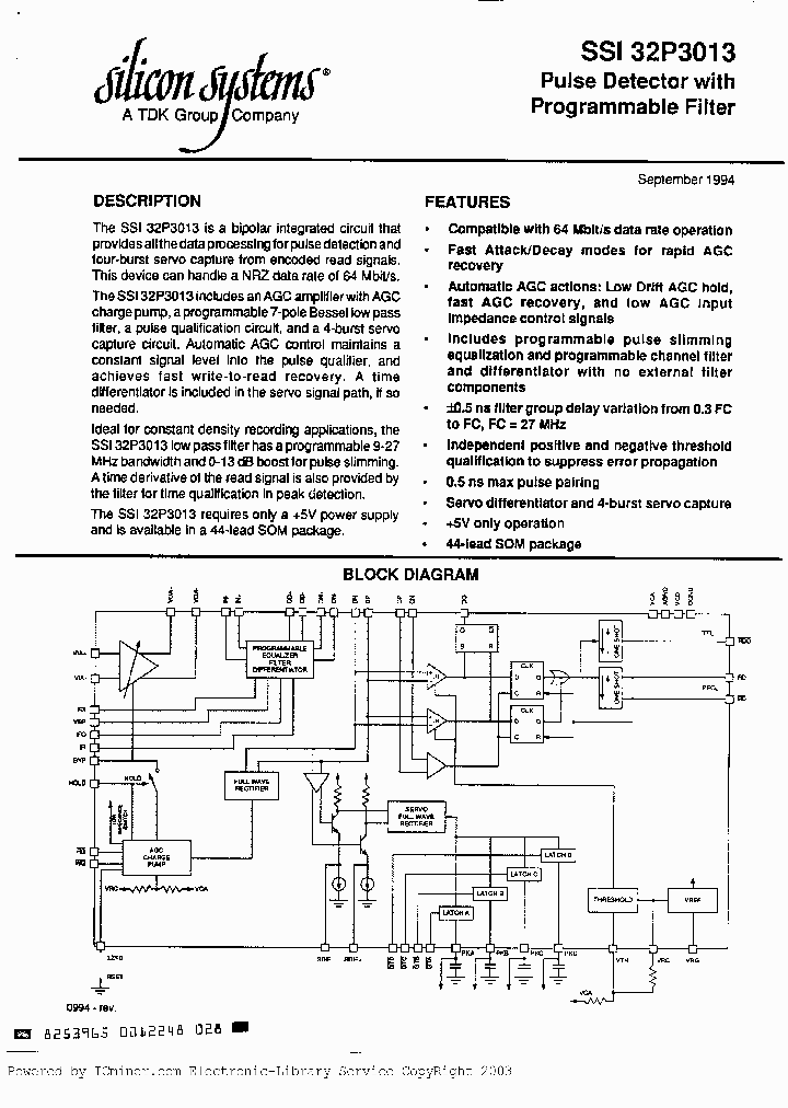 SSI32P3013-CM_1822106.PDF Datasheet
