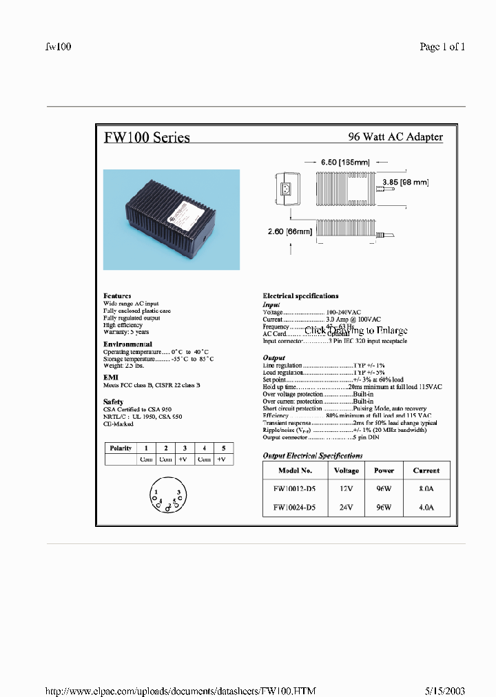 FW10012-D5_1812951.PDF Datasheet