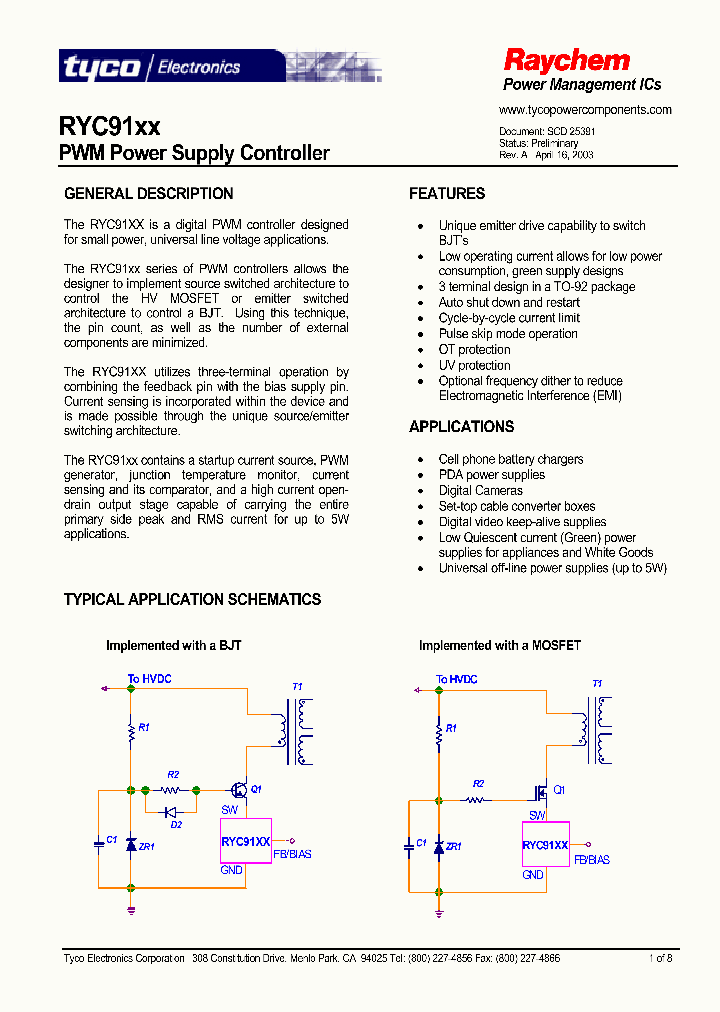 RYC9114-2T_1825507.PDF Datasheet