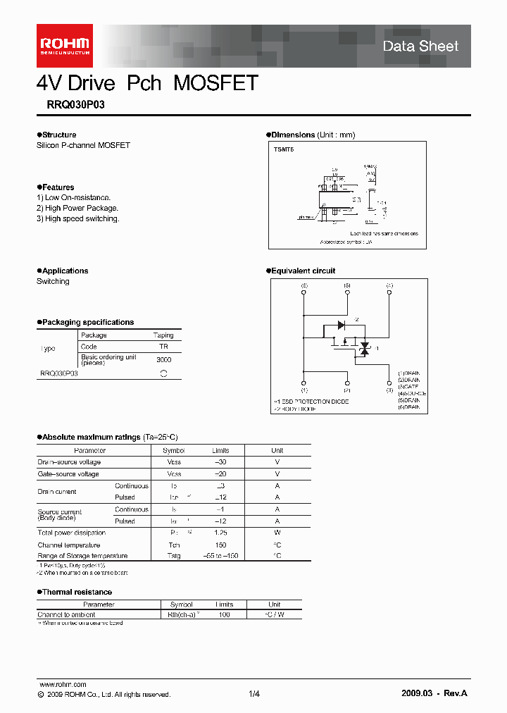 RRQ030P03_1916165.PDF Datasheet