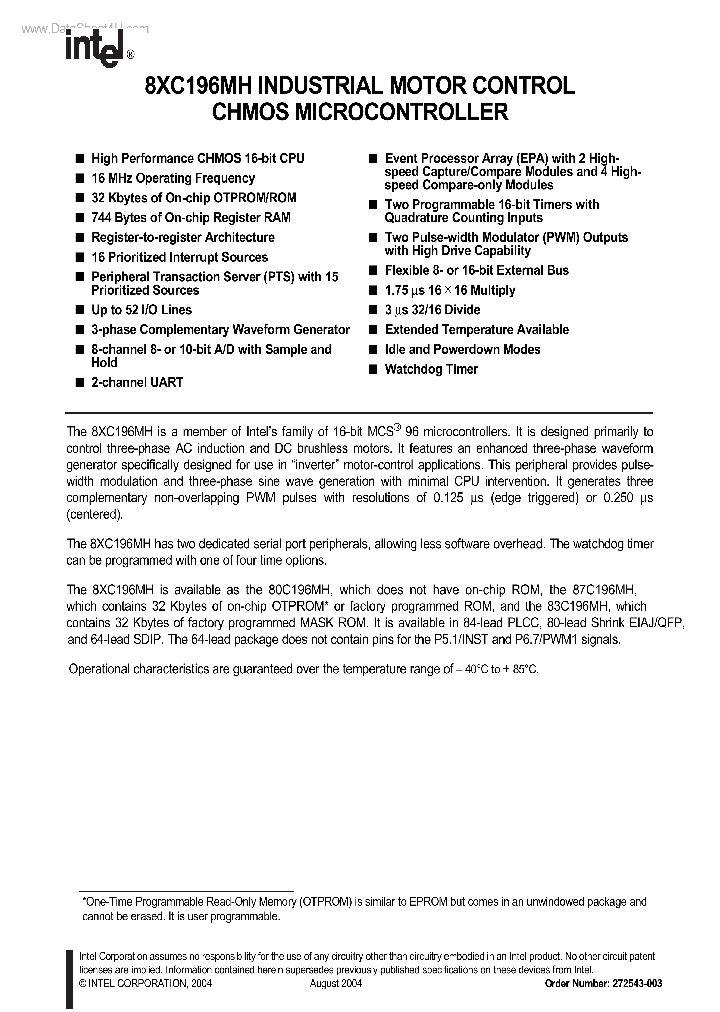 S83C196MH_1918066.PDF Datasheet