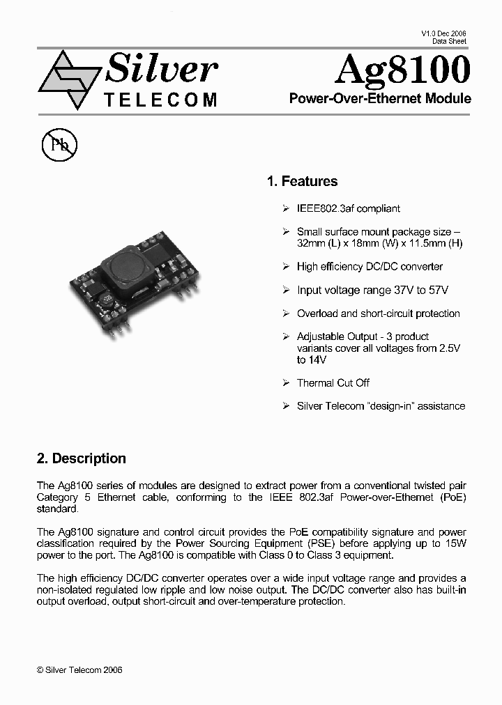 AG8100_1920352.PDF Datasheet