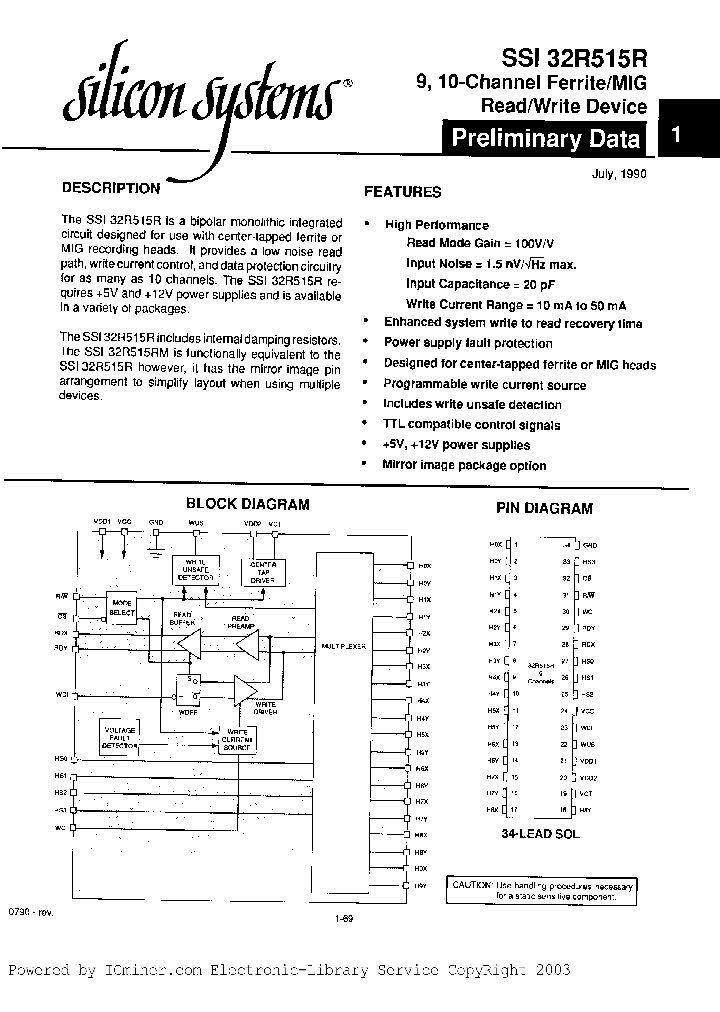 SSI32R515-9CL_1830526.PDF Datasheet