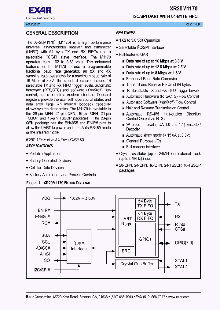 XR20M1170G16-0B-EB_1839377.PDF Datasheet