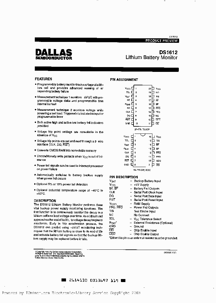 DS1612_1841340.PDF Datasheet