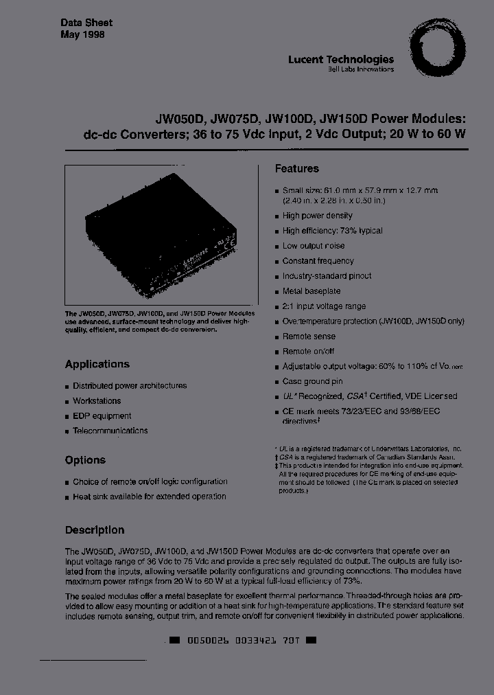 JW150D_1833106.PDF Datasheet