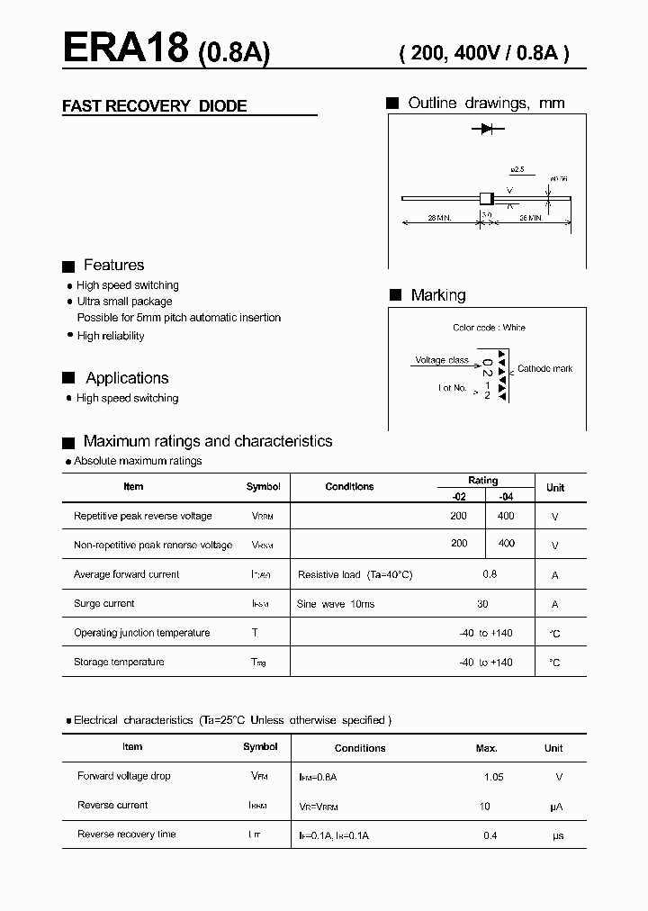 ERA18-04_1848373.PDF Datasheet