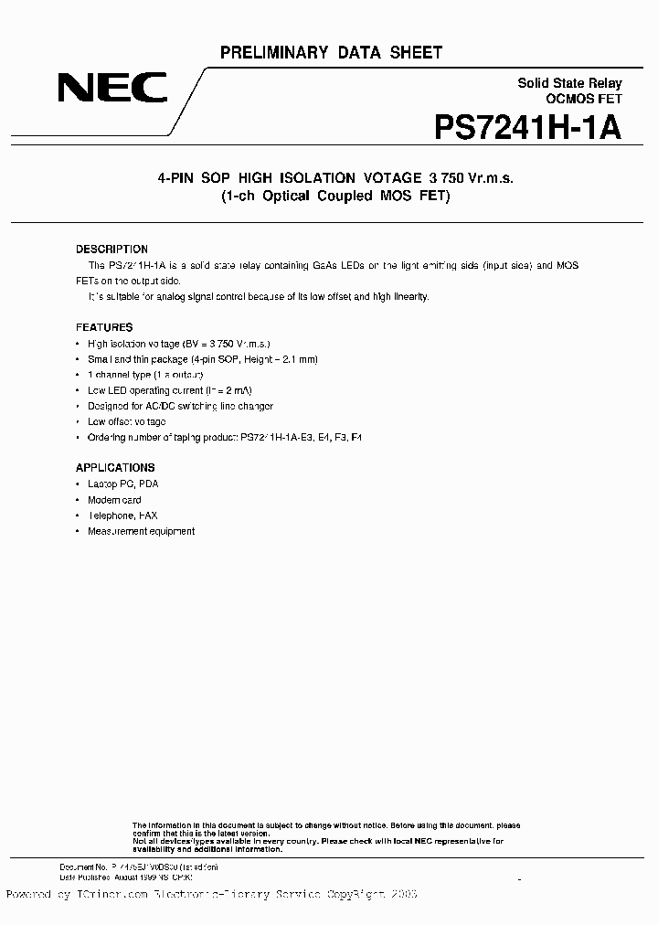 PS7241H1A-E3_1859139.PDF Datasheet