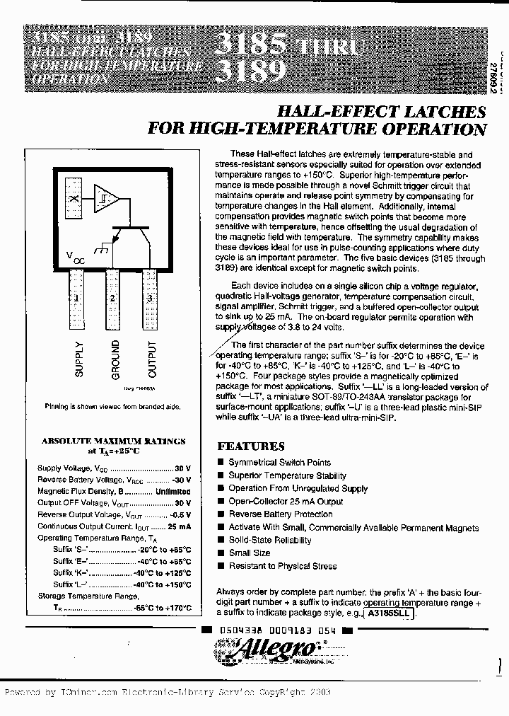A3185LLL_1853483.PDF Datasheet