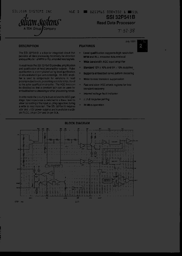 SSI32P541B-P_1861832.PDF Datasheet