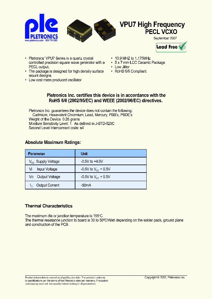 VPU7029036EG000050_1934443.PDF Datasheet
