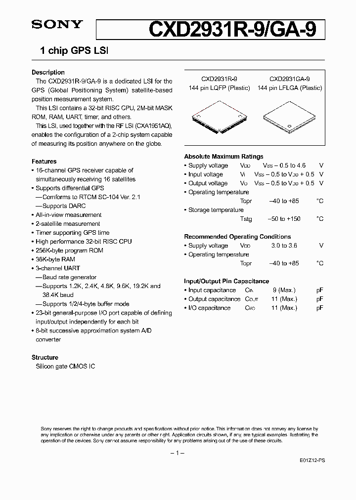 CXD2931R-9_1873239.PDF Datasheet