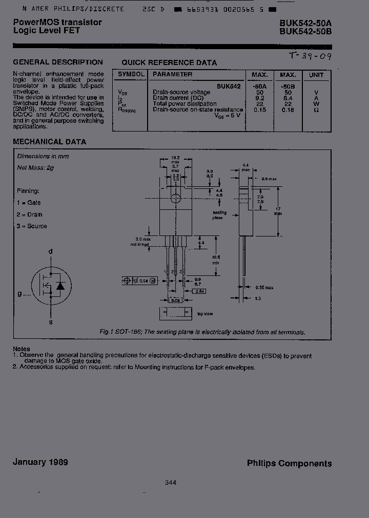 BUK542-50B_1885739.PDF Datasheet