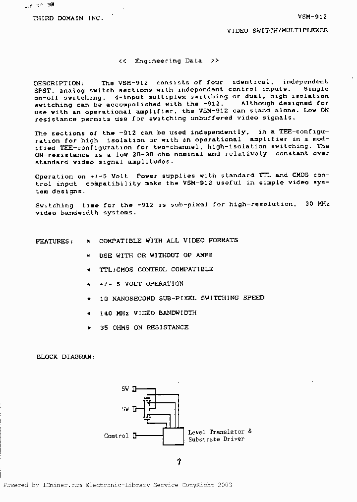 VSM-912-CN_1889325.PDF Datasheet