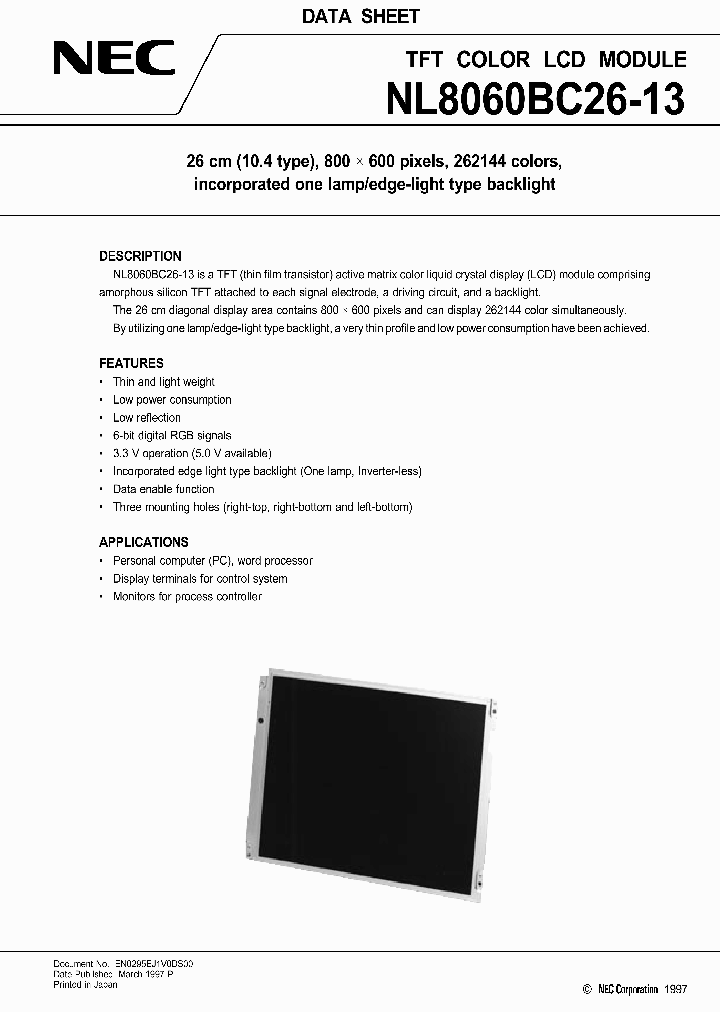 NL8060BC26-13_1885798.PDF Datasheet