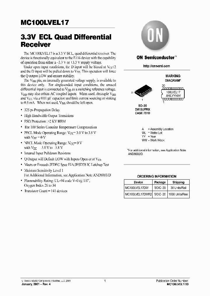 MC100LVEL17-D_1938800.PDF Datasheet