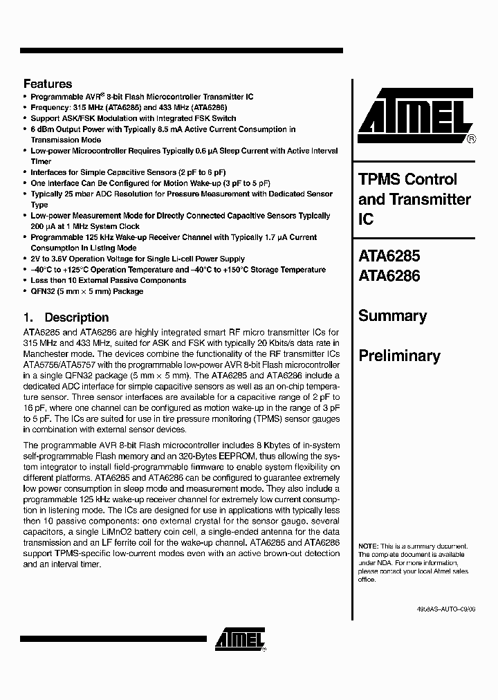 ATA6285-PNPW_1901503.PDF Datasheet