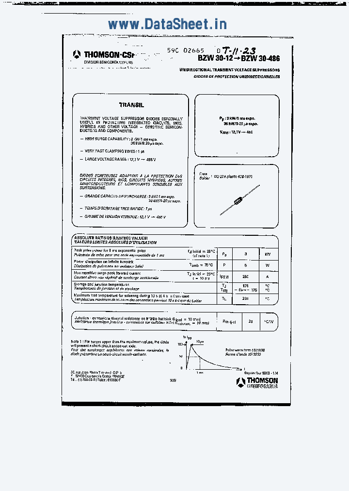 BZW30-XX_1940180.PDF Datasheet