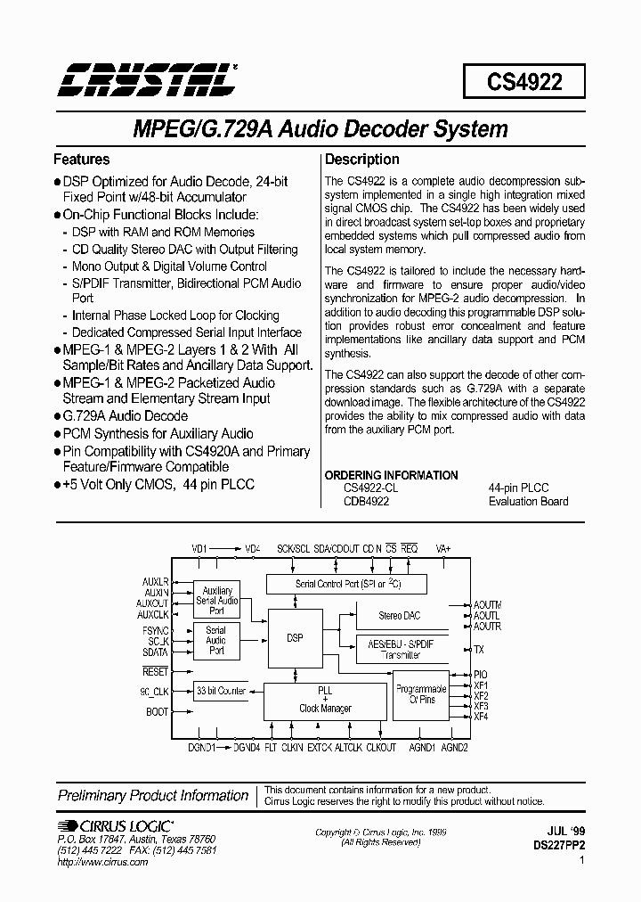 CS4922-CL_1888997.PDF Datasheet