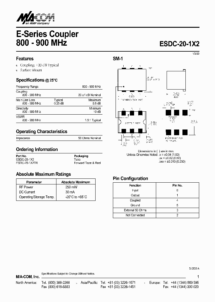 ESDC-20-1X2_1903123.PDF Datasheet