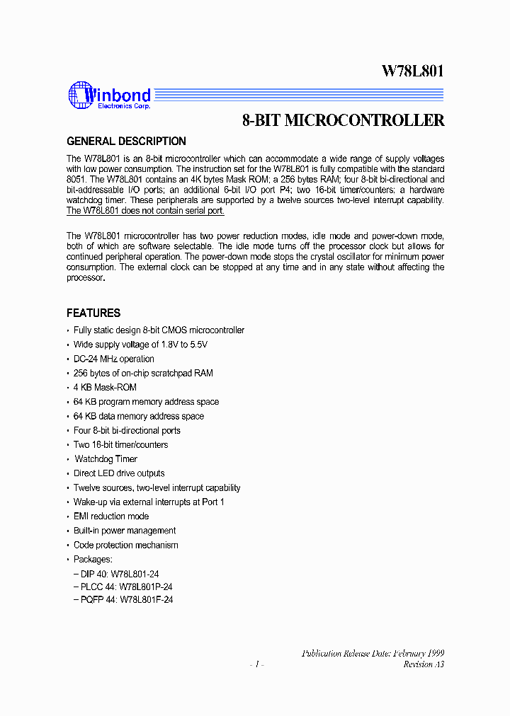 W78L801F-24_1951513.PDF Datasheet