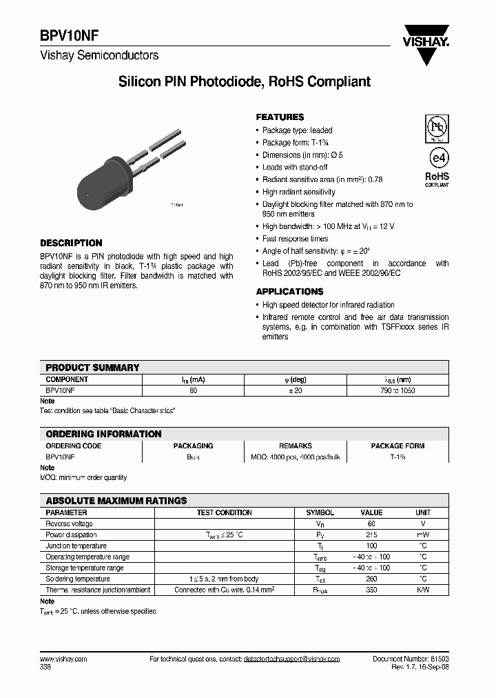 BPV10NF_1906174.PDF Datasheet