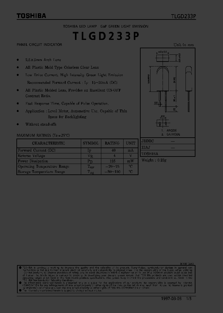 TLGD233P_1908764.PDF Datasheet