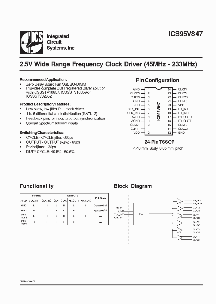 ICS95V847YGLF-T_1909537.PDF Datasheet