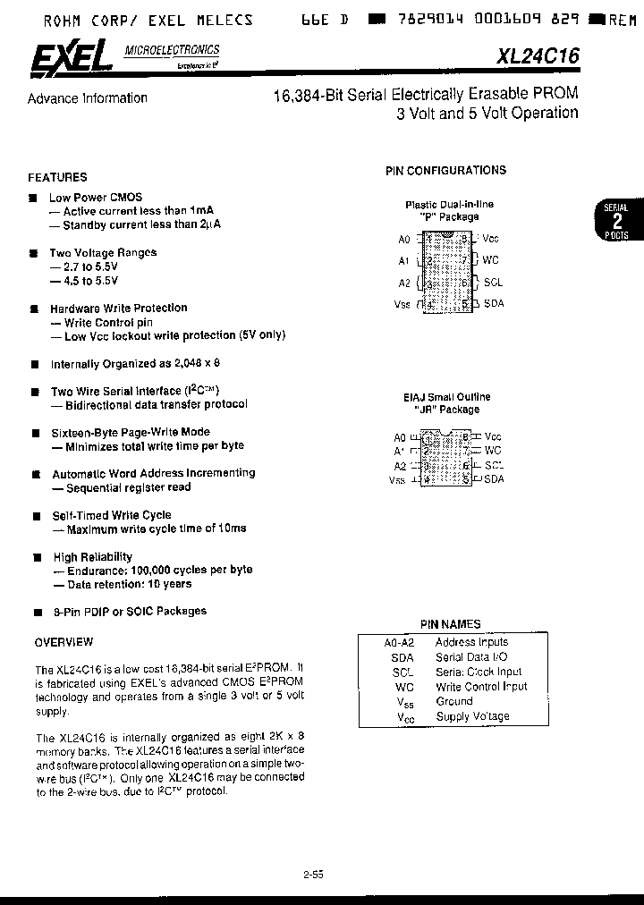 XLE24C16JR_1911877.PDF Datasheet