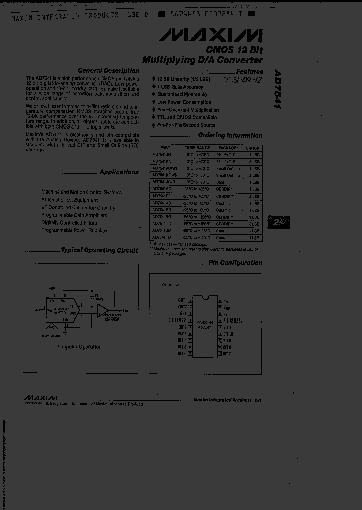 AD7541TD_1911022.PDF Datasheet