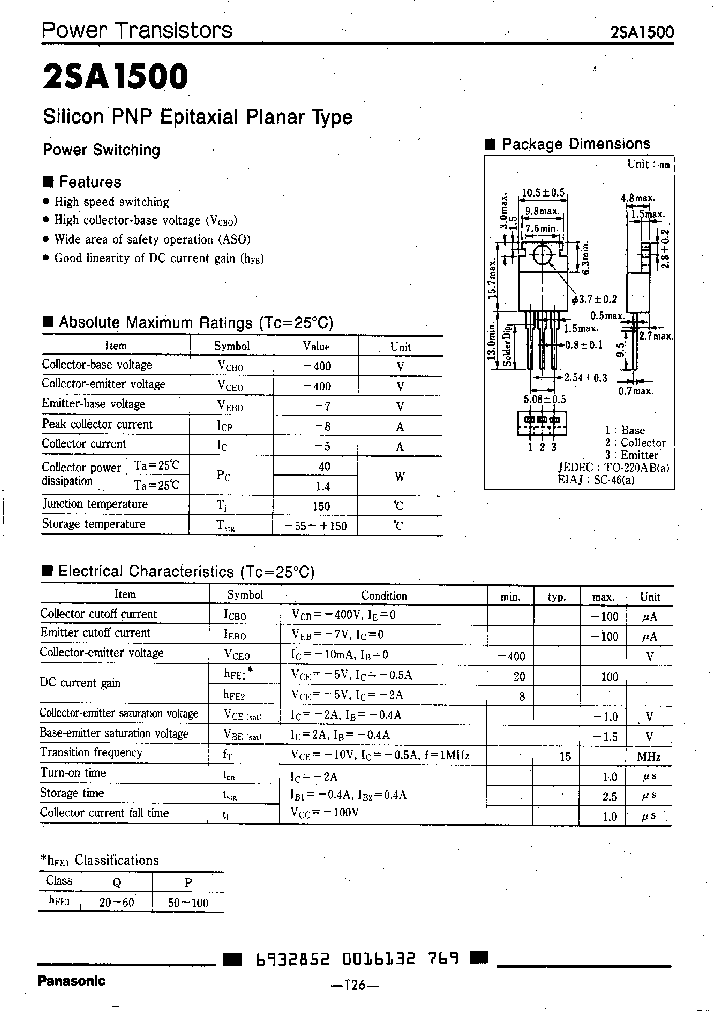 2SA1500Q_1913280.PDF Datasheet