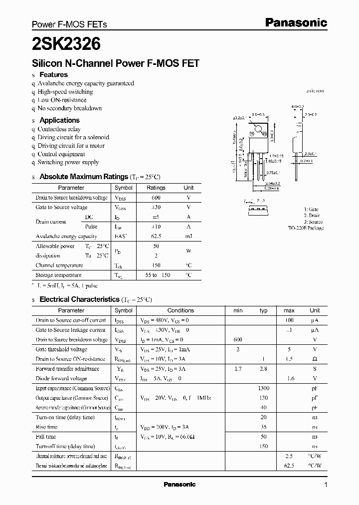 2SK2326_1909269.PDF Datasheet