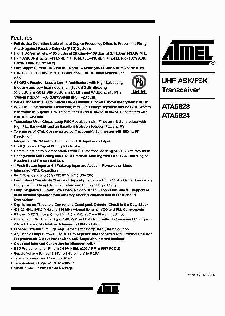 ATA5823-PLQW_1908550.PDF Datasheet