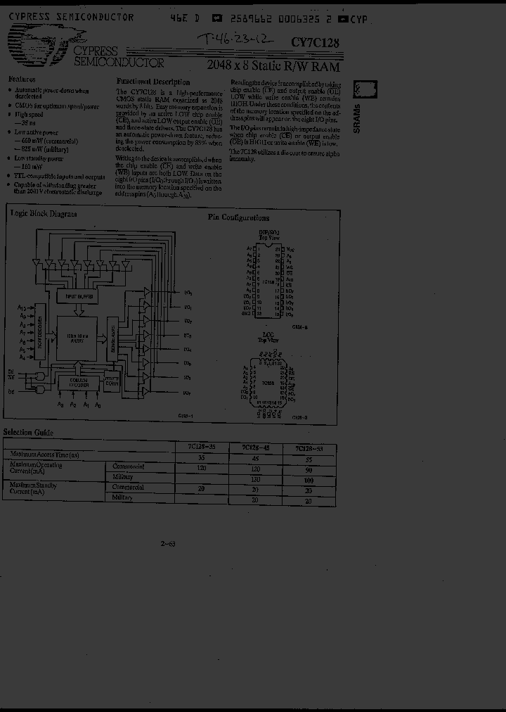CY7C128-45LC_1916422.PDF Datasheet