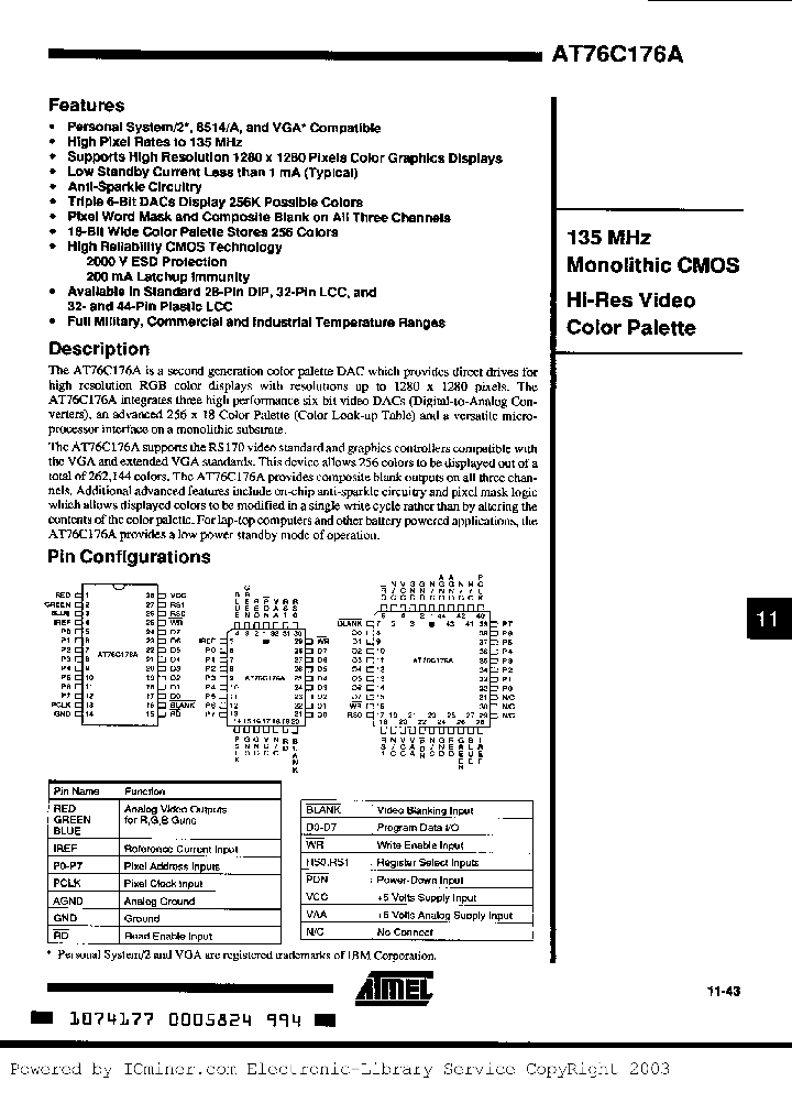 AT76C176A1-50JC_1919405.PDF Datasheet