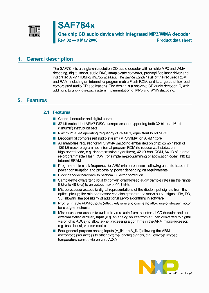 SAF7843HLM295557_1919489.PDF Datasheet