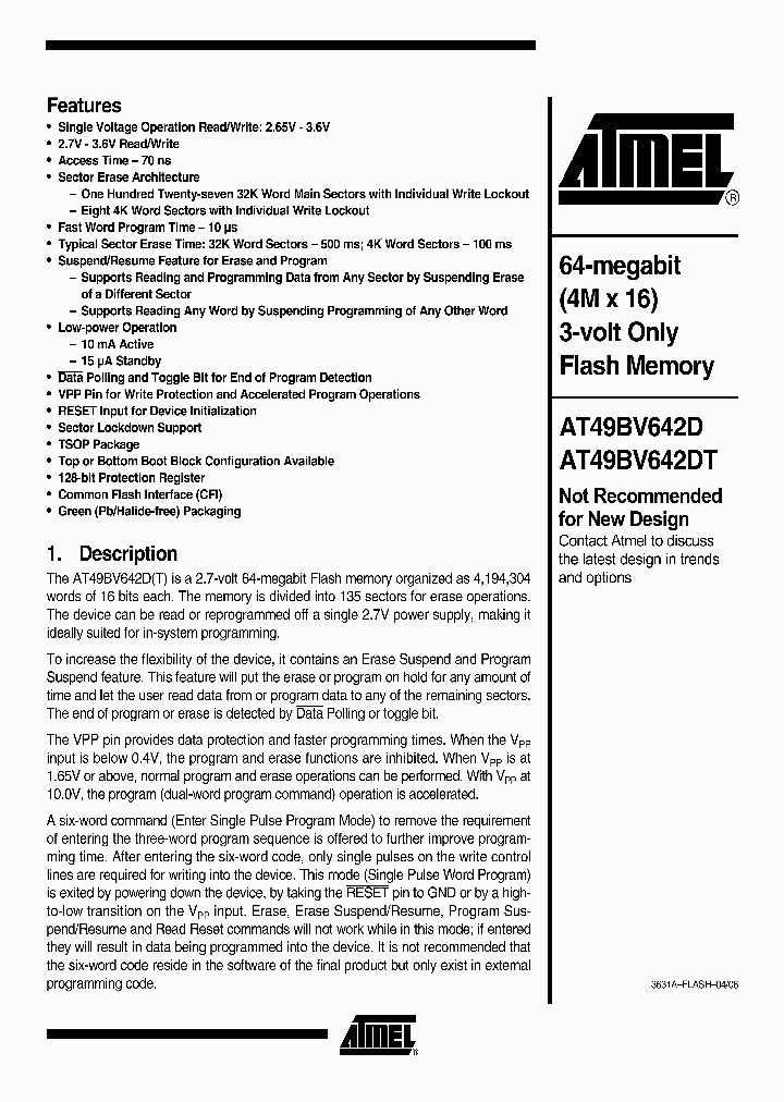 AT49BV642D-70TU_1926260.PDF Datasheet