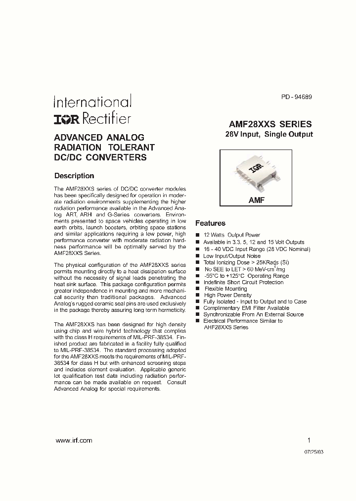 AMF2812SEM_1928699.PDF Datasheet
