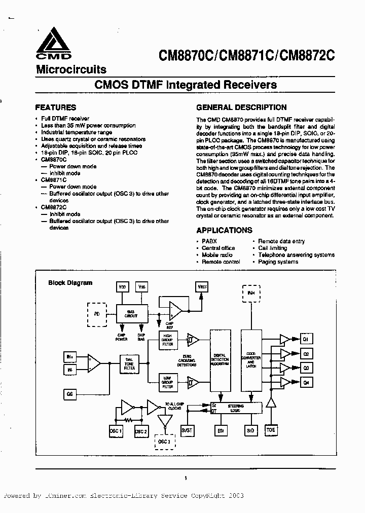 CM8871CPI_1928889.PDF Datasheet