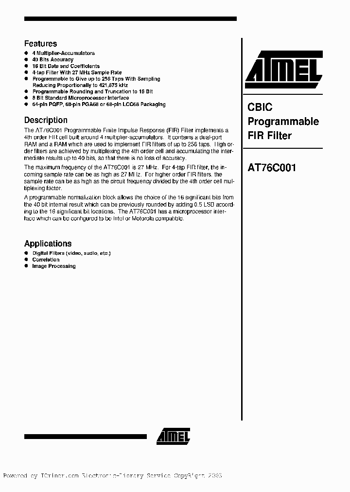 AT76C001PQFP64_1929228.PDF Datasheet