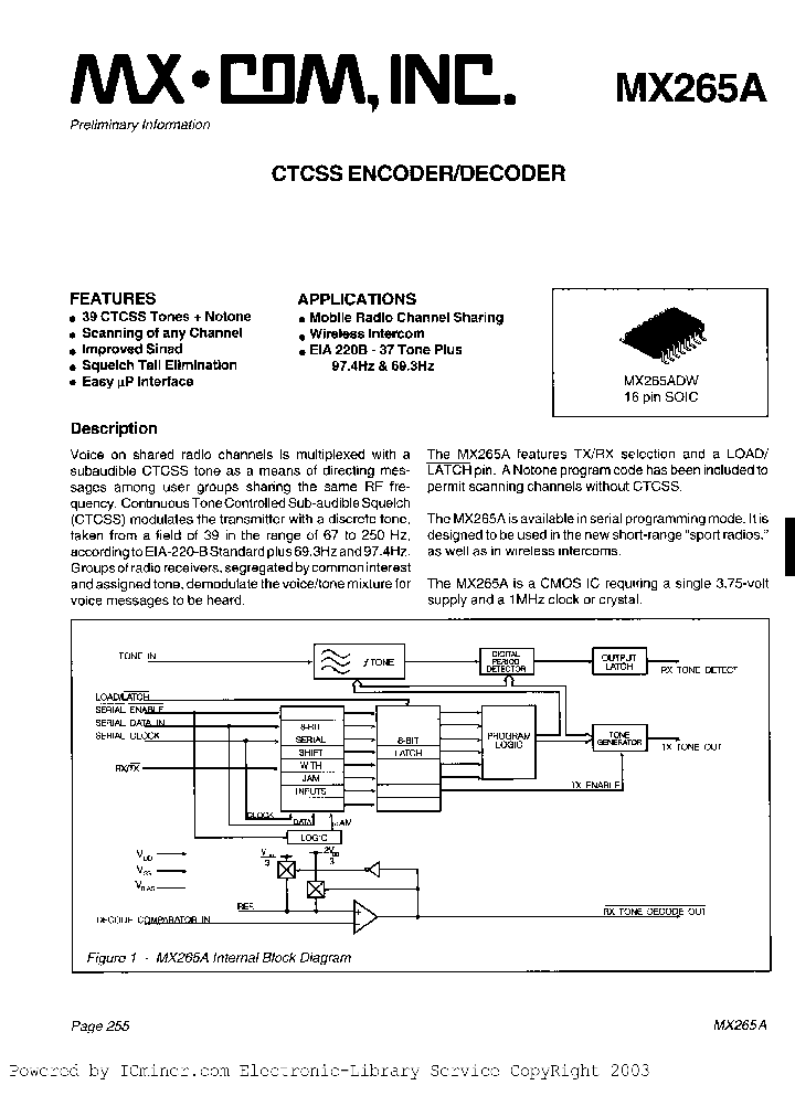 MX265ADW_1929761.PDF Datasheet