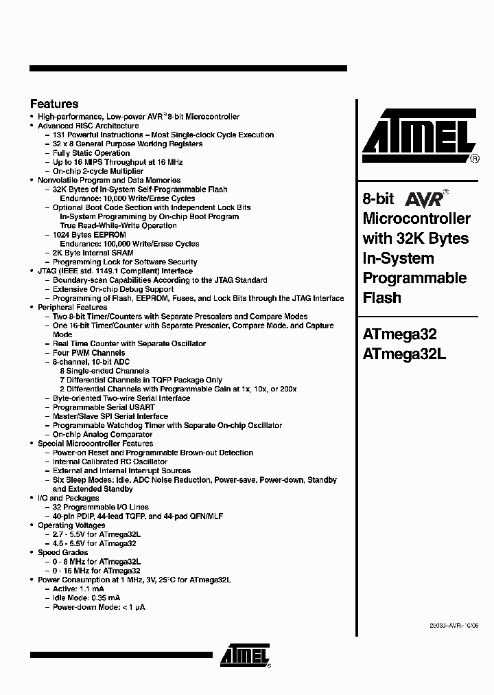 ATMEGA32L-8AU_1927858.PDF Datasheet
