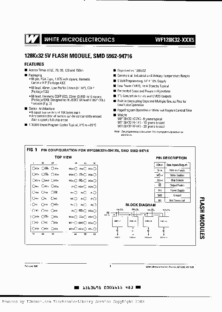 WF128K32N-60HI5_1930728.PDF Datasheet