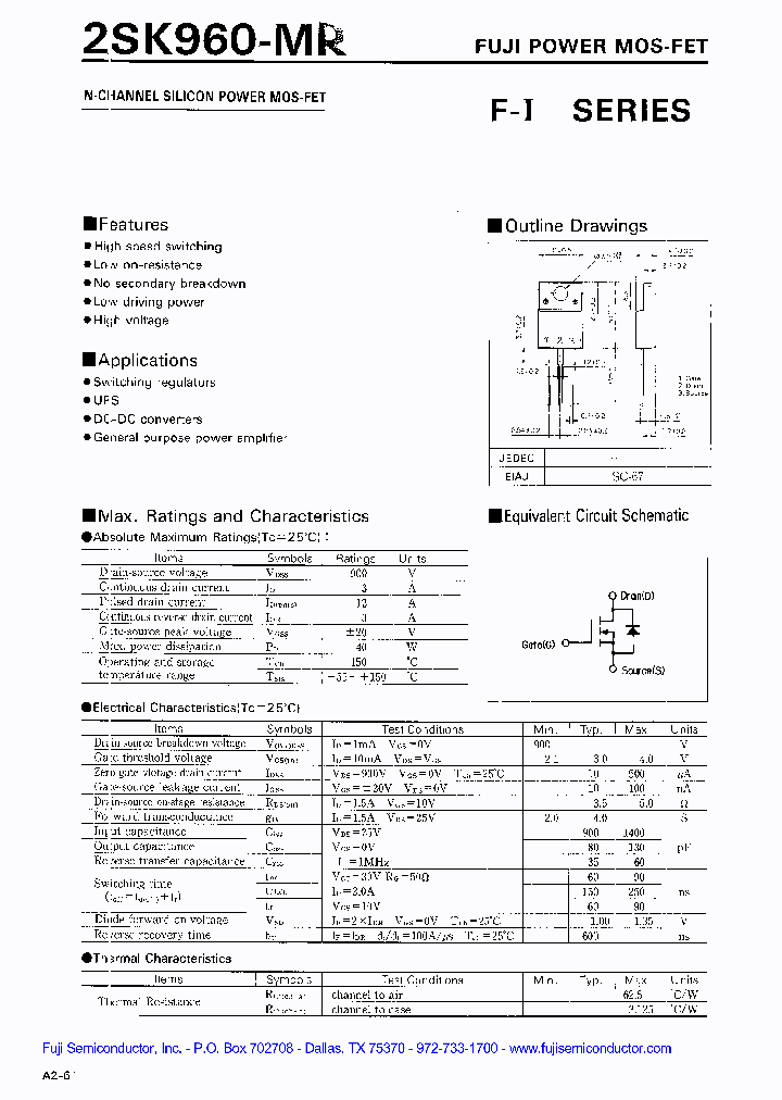 2SK960MR_1931228.PDF Datasheet